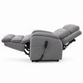 Elektrischer Relaxsessel mit Liegefunktion, Grau, Polyester, 92 x 98 x 103 cm